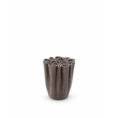 Dedali Vase - Mørk brun - Medium