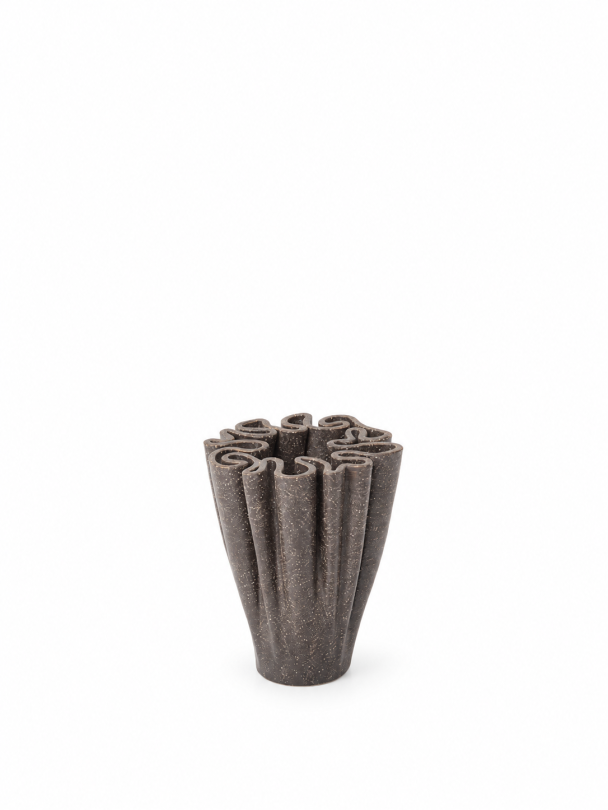  Dedali Vase - Mørk brun - Small - Image 1