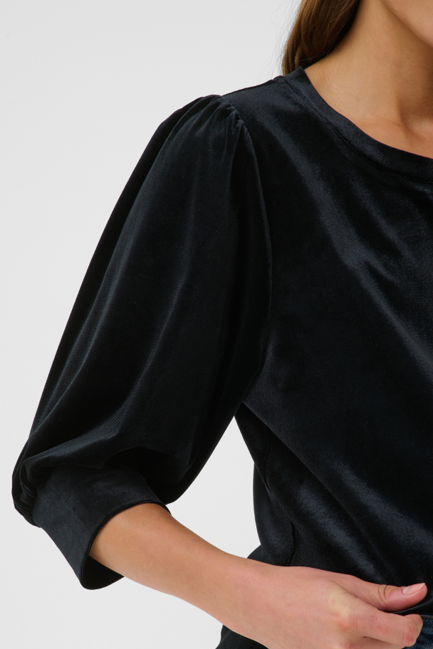 KAkelly Bluse Velour  - Image 2