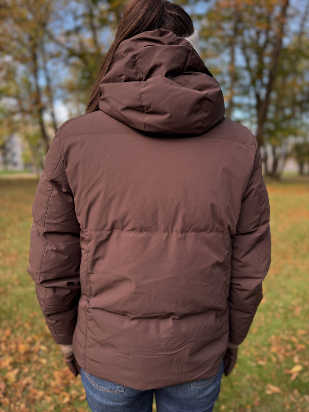 Dagny Down Jacket - Black Coffee - Image 3