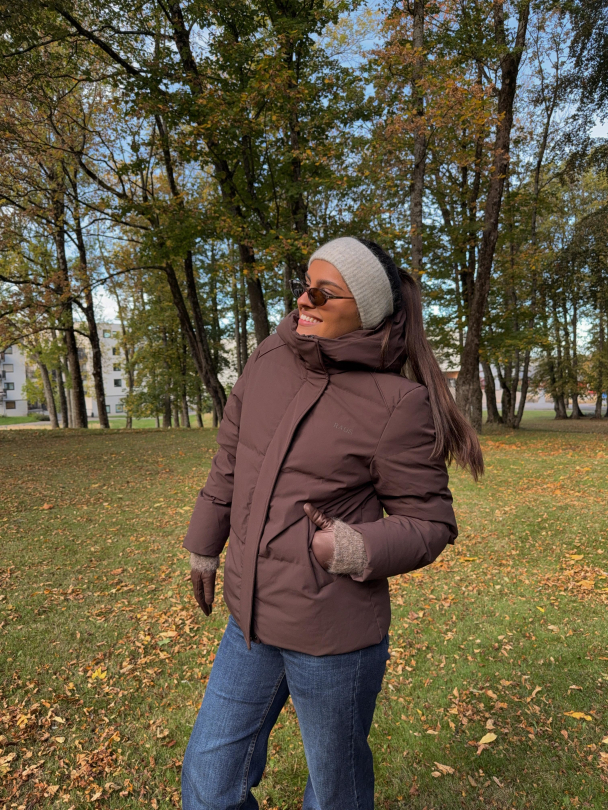 Dagny Down Jacket - Black Coffee - Image 5