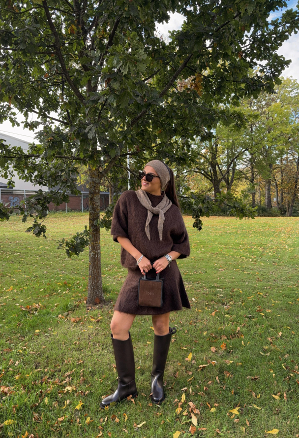 Tilde Mohair Blend Pullover – Mole Melange - Image 5
