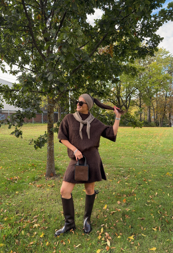 Tilde Mohair Blend Pullover – Mole Melange - Image 4