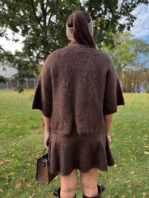 Tilde Mohair Blend Pullover – Mole Melange - Image 3
