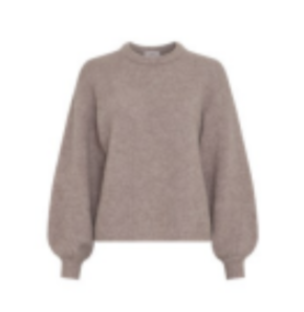 Thea Amalie Pullover - Mocha Merin Mel