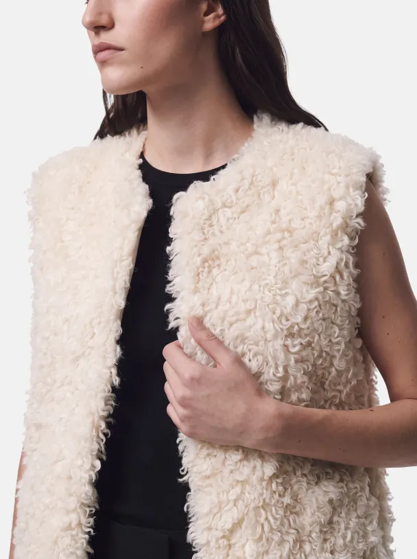 PCEVELYN FLUFFY VEST - Image 2