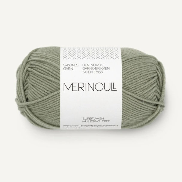 Merinoull dusty light green 8521