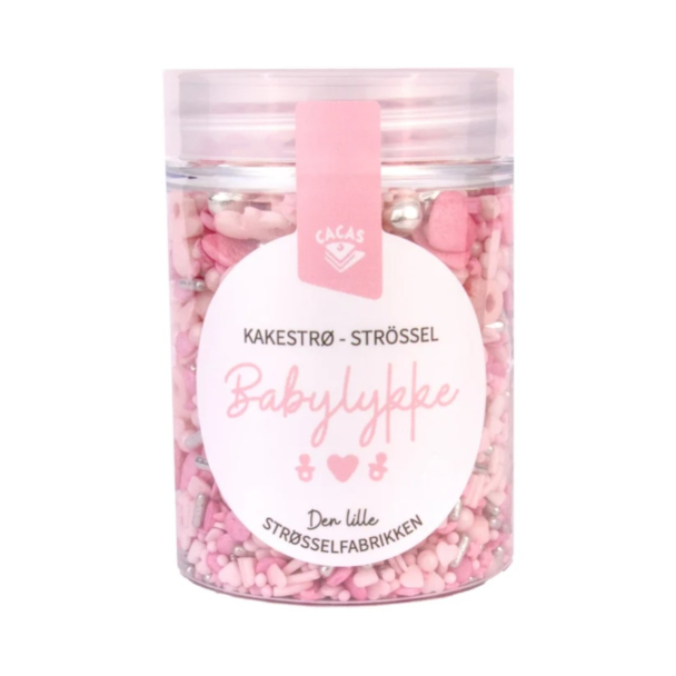 Kakestrø Baby Rosa Babylykke 85g - Image 1