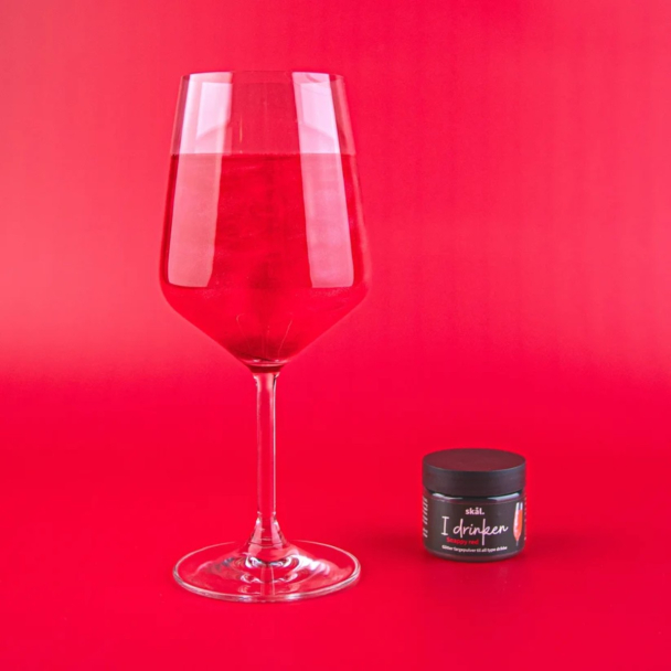 Glitterfarge I Drinken Snappy Red - Image 2
