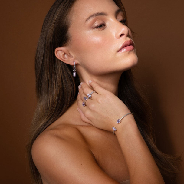 Lucy Ring Gold/Violet+Tanzanite - Image 3