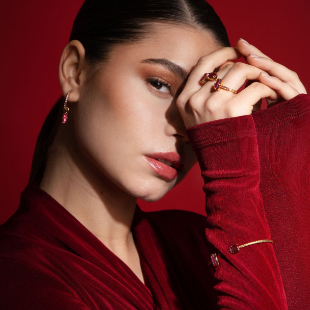 Lucy Ring Gold/Light Rose - Image 3