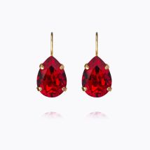 Mini Drop Clasp Earrings - Gold-Light Siam 1.jpg