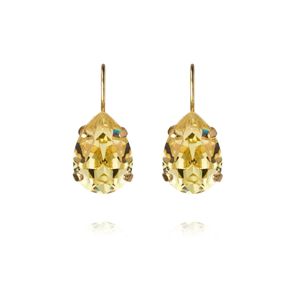 Mini Drop Clasp Earrings - Dark Jonquil 