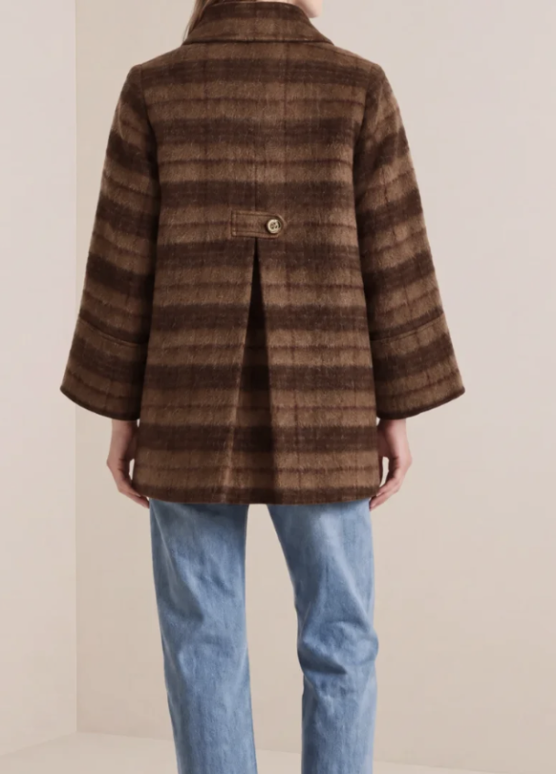 Tailored Car Coat - Autumn Checks  - Image 2