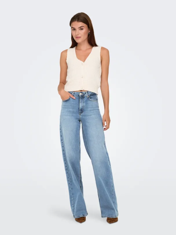 ONLMADISON BLUSH HW WIDE DNM CRO371 NOOS - Image 3