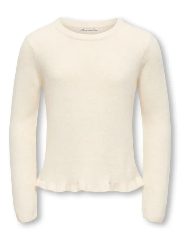 KOGSHELDA LIFE LS ONECK RUFFLE PULL KNT - Image 1