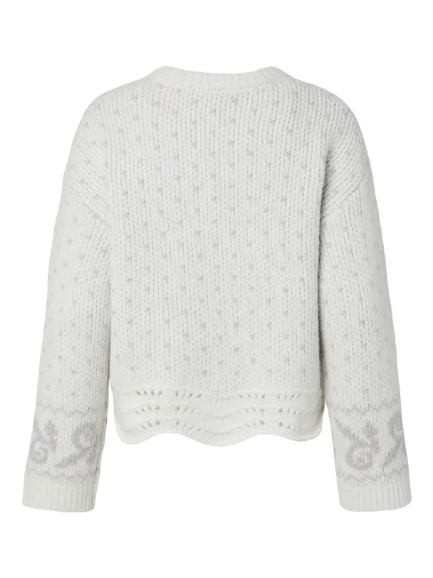 PCCOLY LS O-NECK KNIT BC D2D - Image 2