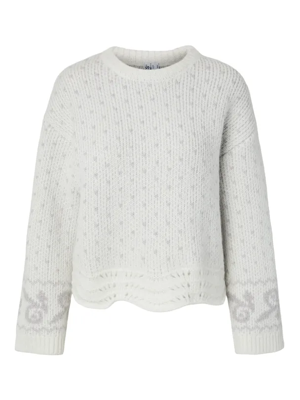 PCCOLY LS O-NECK KNIT BC D2D - Image 1