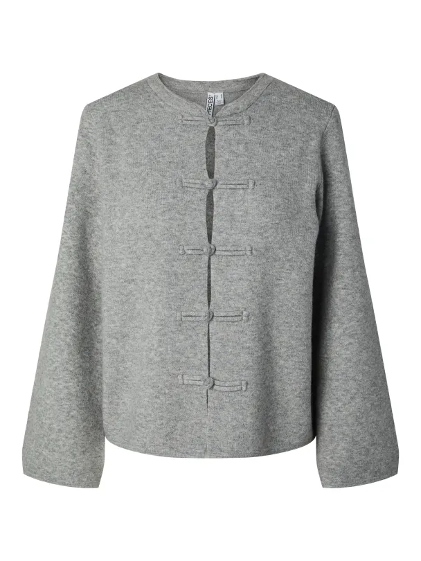 PCHILA LS MANDARIN KNIT CARDIGAN BC D2D - Image 1