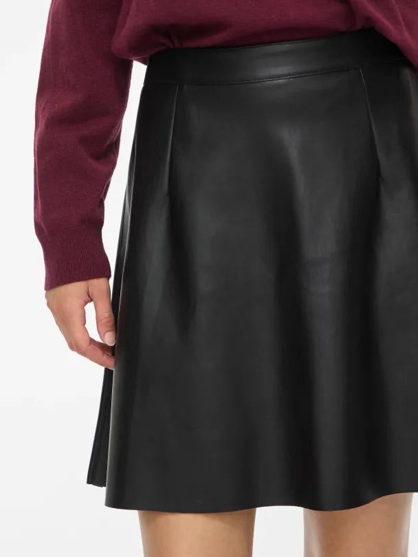 VIPEN COATED SKATER SKIRT - Image 5