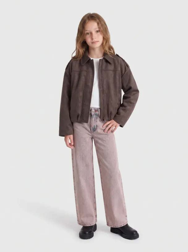 KOGNIA FAUX SUEDE BAT JACKET OTW GRL - Image 3