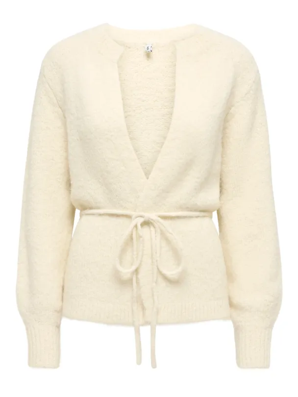 ONLFIONA LS STRING CARDIGAN KNT - Image 1