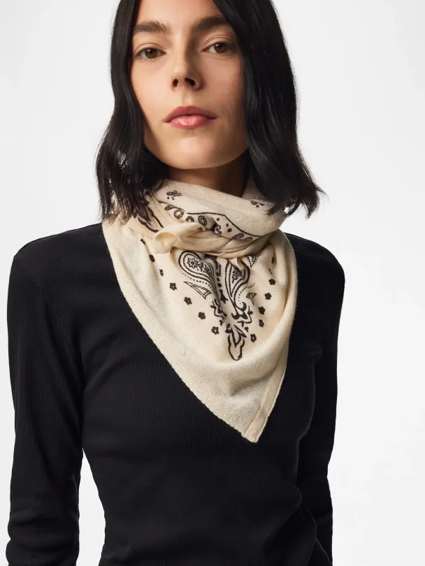PCNOVIS SMALL SQUARE SCARF NOOS - Image 6