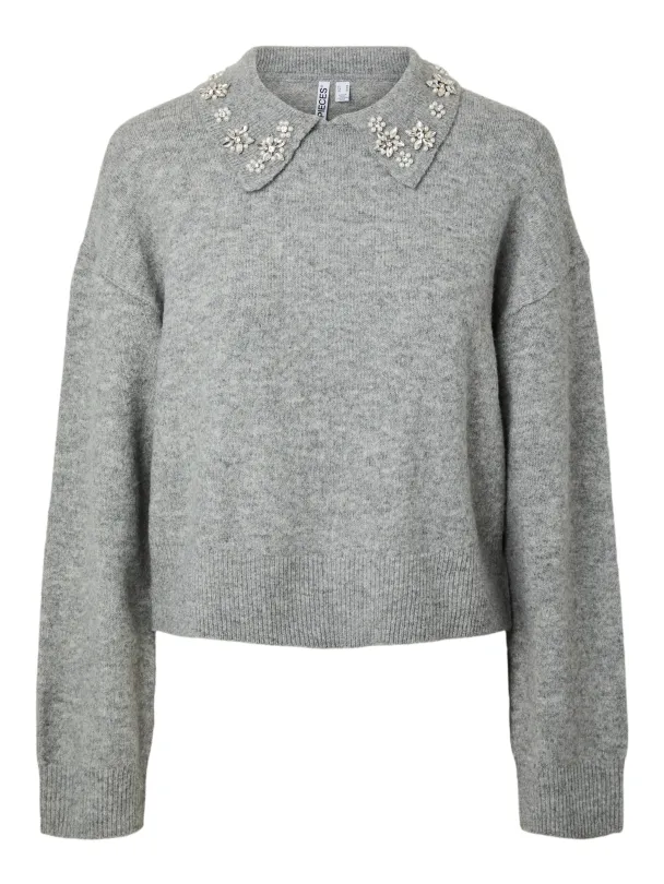 PCEDITH LS PEARL KNIT BC - Image 1