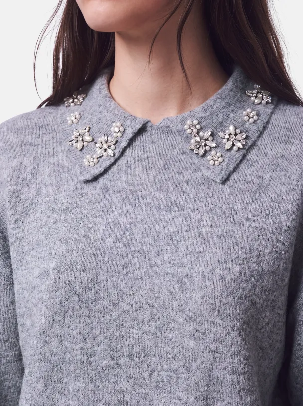 PCEDITH LS PEARL KNIT BC - Image 2