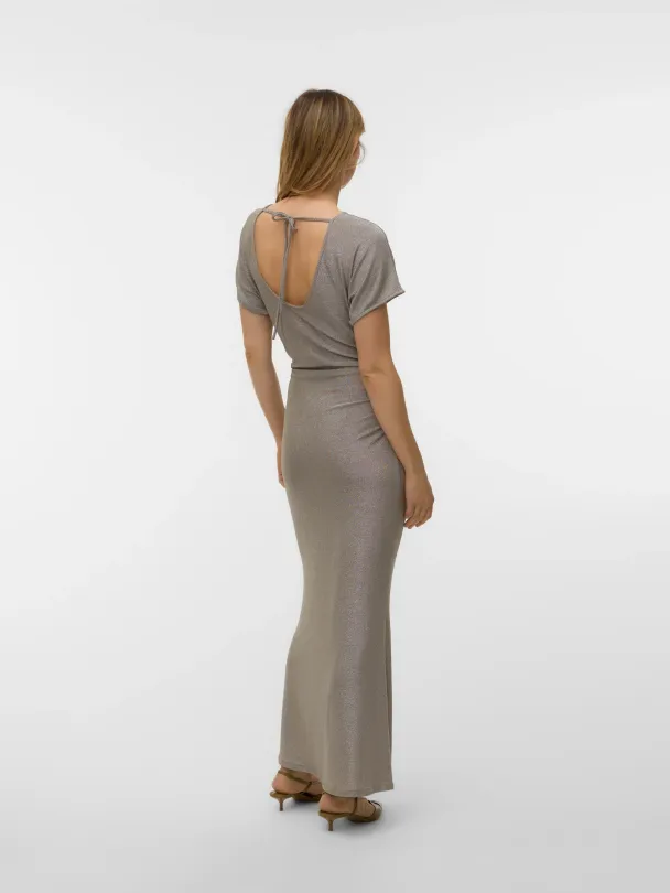 AWURSULA SS BOATNECK ANKLE LX DRESS - Image 5