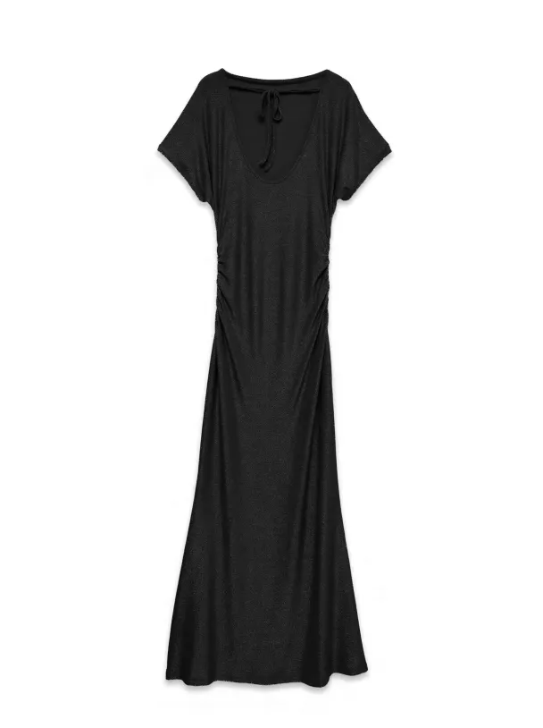 AWURSULA SS BOATNECK ANKLE LX DRESS - Image 2