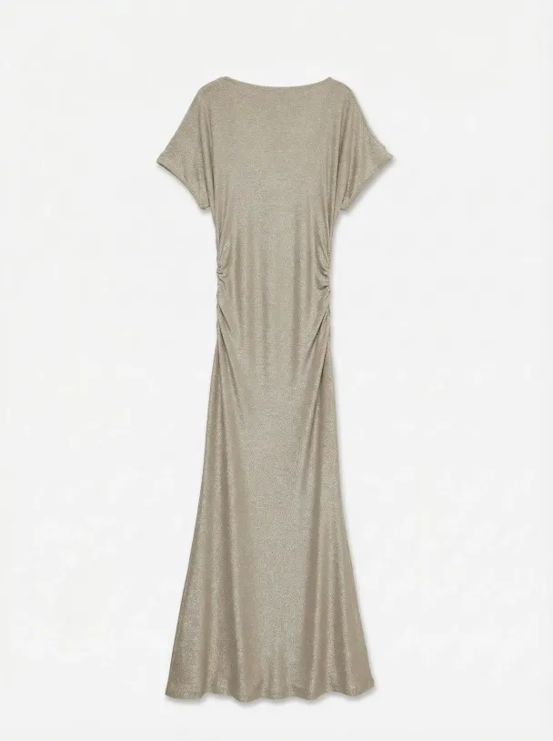 AWURSULA SS BOATNECK ANKLE LX DRESS - Image 1