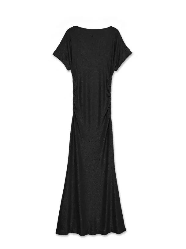 AWURSULA SS BOATNECK ANKLE LX DRESS - Image 1