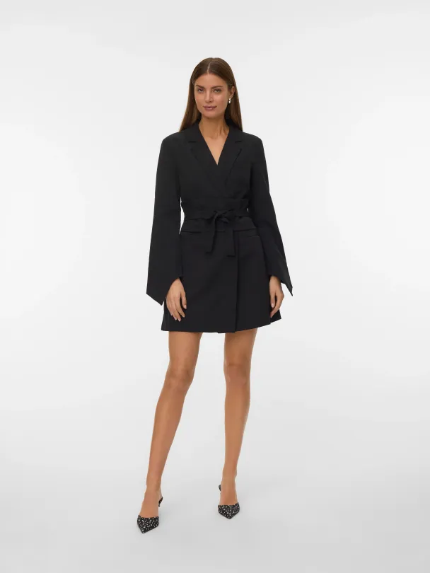 VMBECCA LS SHORT BELT BLAZER DRESS LCS - Image 4
