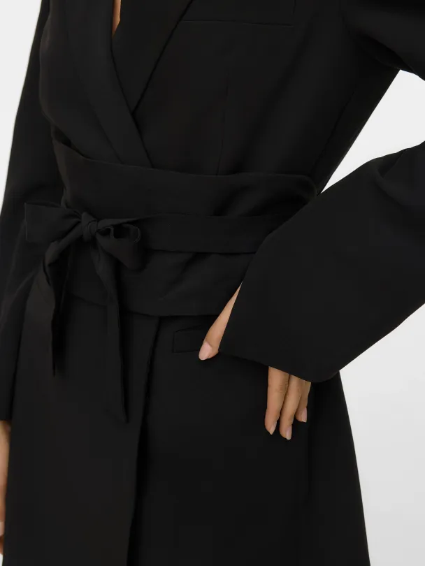 VMBECCA LS SHORT BELT BLAZER DRESS LCS - Image 3