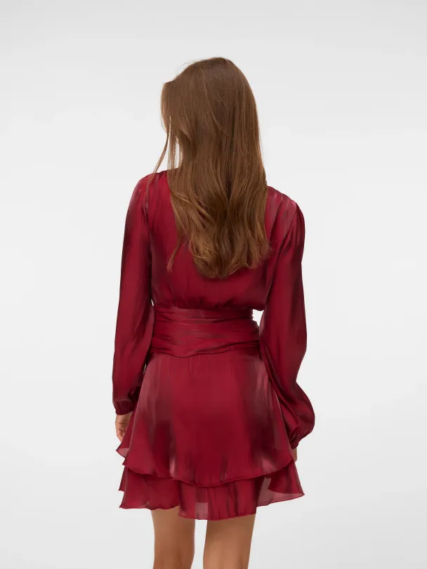 VMPOLLY LS SHORT DRESS WVN EXP - Image 5