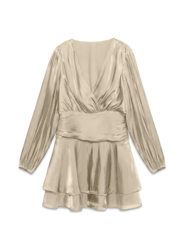 VMPOLLY LS SHORT DRESS WVN EXP - Image 1