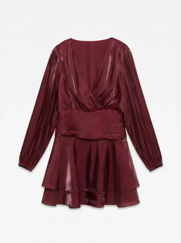 VMPOLLY LS SHORT DRESS WVN EXP - Image 1