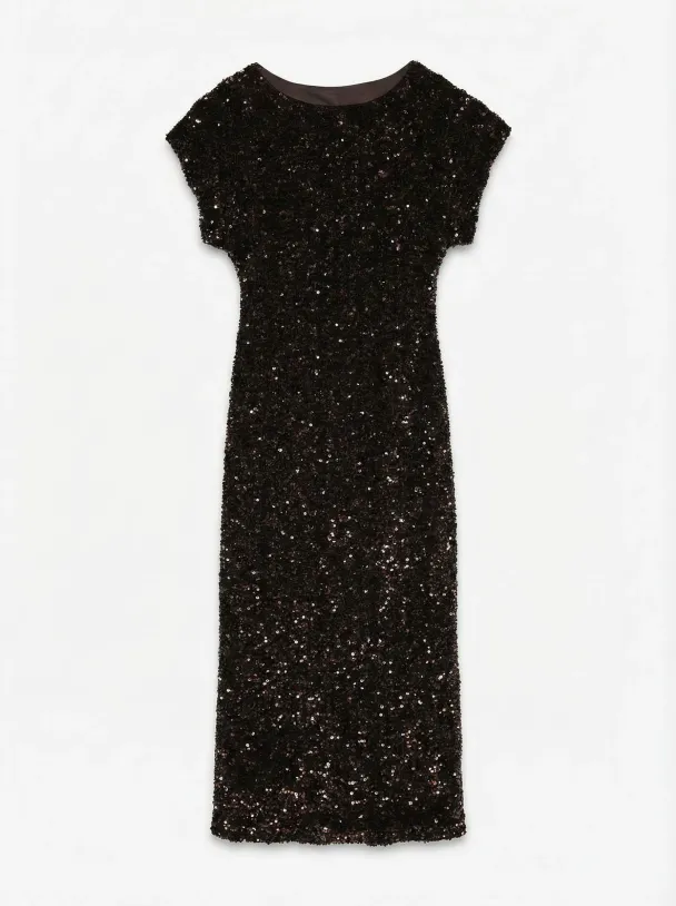 VMMIRANDA CS MAXI SEQUIN DRESS JRS EXP - Image 1