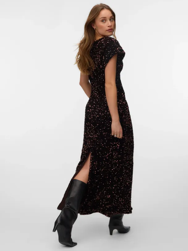 VMMIRANDA CS MAXI SEQUIN DRESS JRS EXP - Image 4