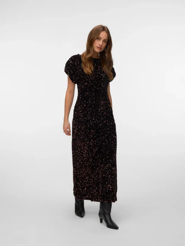 VMMIRANDA CS MAXI SEQUIN DRESS JRS EXP - Image 3