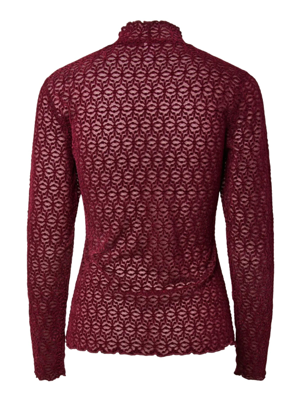 Ruth Highneck Top - Rhubarb - Image 2