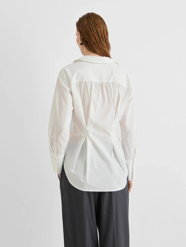 Rousheena V-neck Shirt - Cloud Dancer - Image 4