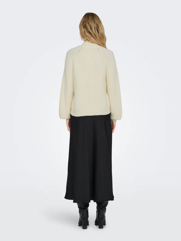 ONLKATIA LS DETAIL HIGHNECK NOOS KNT - Image 6