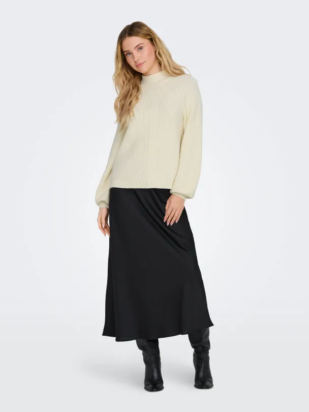 ONLKATIA LS DETAIL HIGHNECK NOOS KNT - Image 4