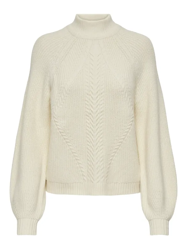 ONLKATIA LS DETAIL HIGHNECK NOOS KNT - Image 1