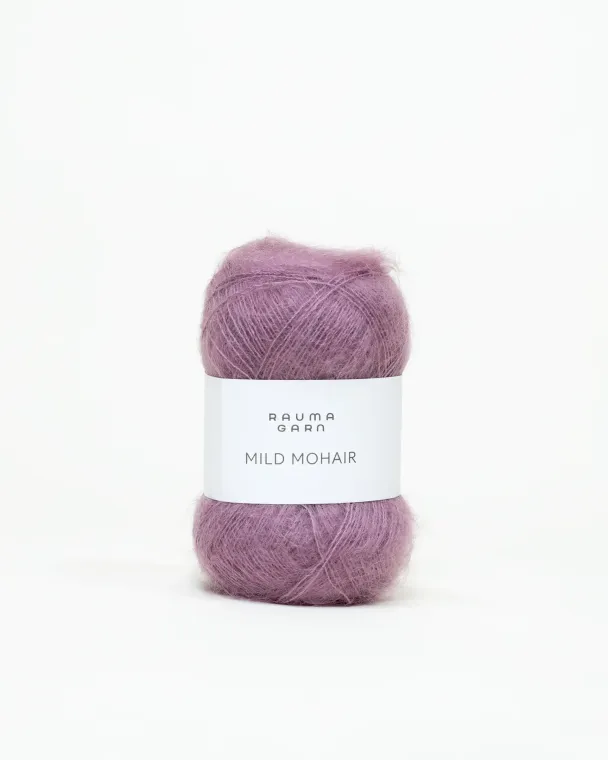 Mild Mohair støvet lyng 38