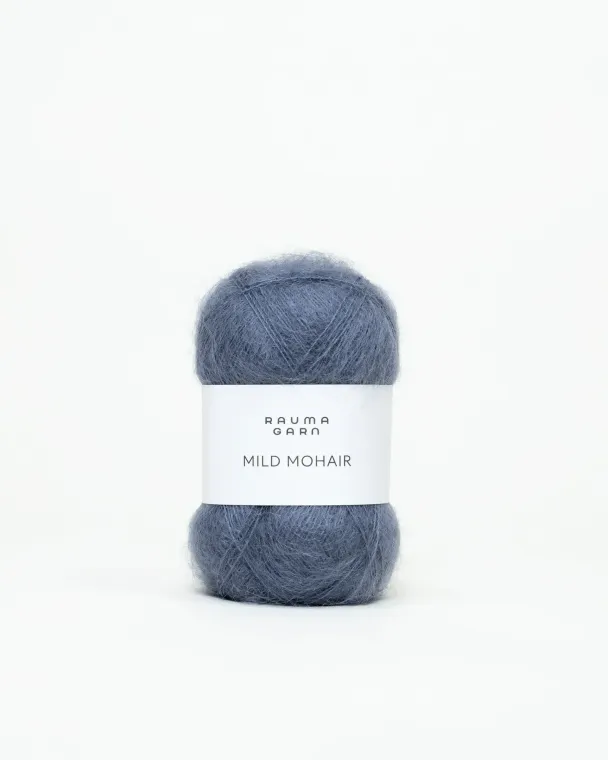 Mild Mohair mørk bondeblå 23