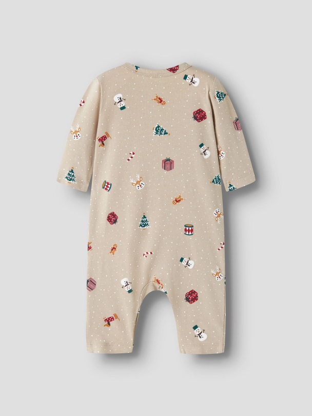NBNVismas julepysjamas, beige - Image 2