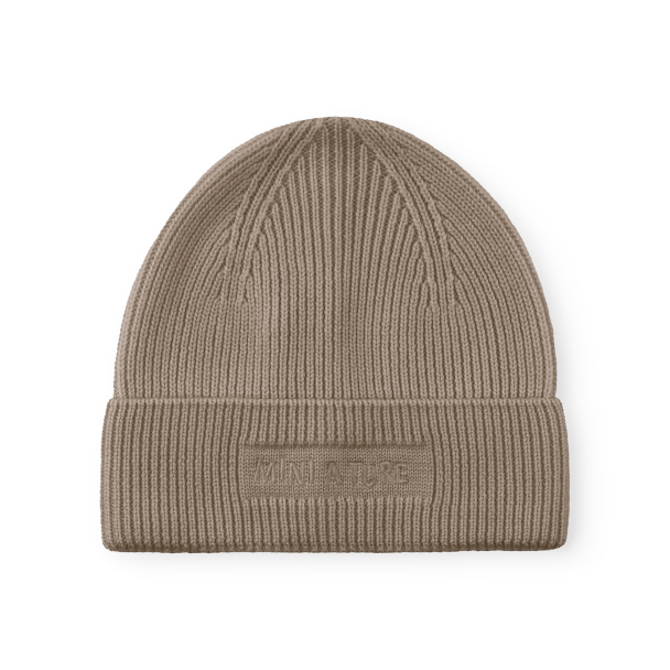 MATBOJE Wool Beanie - Grey Brown